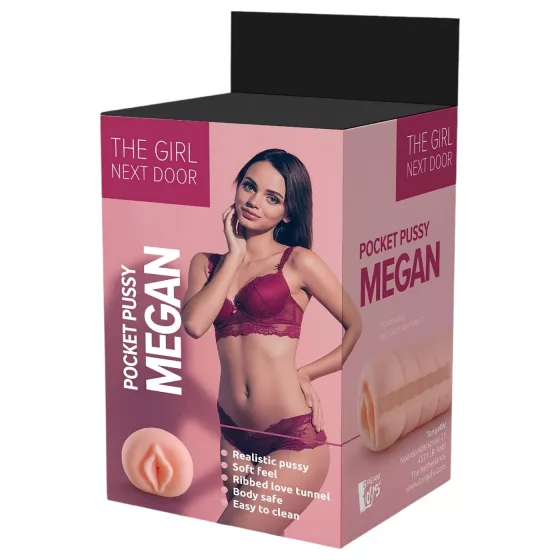 Dívka odvedle Megan - realistická umělá vagína (tělová barva)