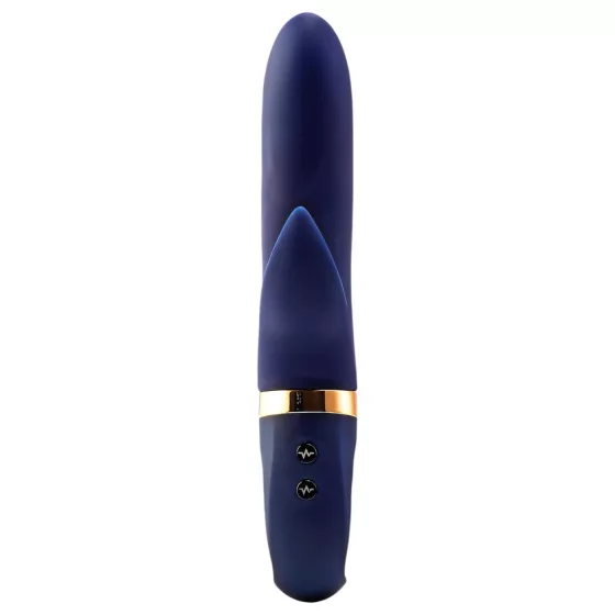 Dream Toys - vibrátor s ohřevem a baterií - modrý