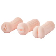   Dívka odvedle Tina - realistická masturbační sada (přírodní)