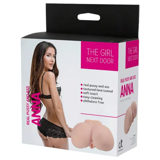 The Girl Next Door Anna - realistický torzo masturbátor (tělová barva)