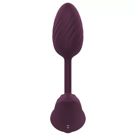 Dreamtoys Essentials - nositelné ohebné vibrační vajíčko (fialové)