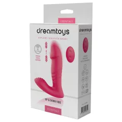   Dreamtoys - rádiový, nositelný přirážecí vibrátor (růžový)