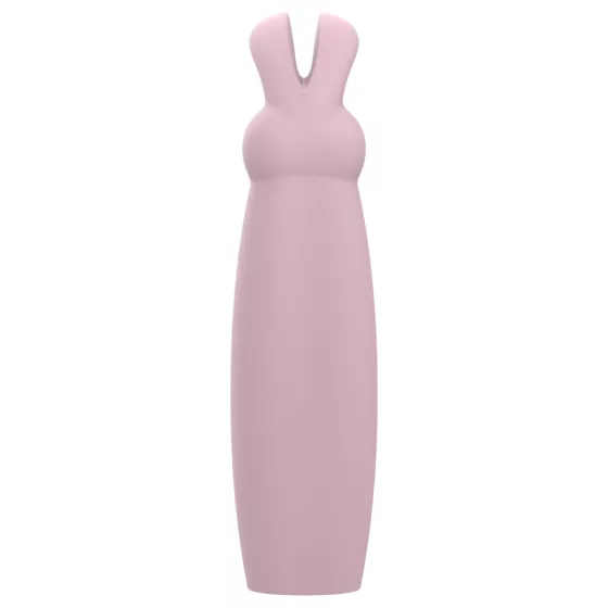 Nude Hazel - vibrátor na klitoris s králíčkem - akumulátorový - fialový