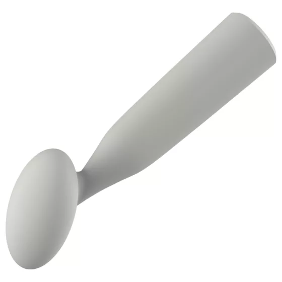 Nude Luna - mini vibrační masážní strojek - akumulátor - šedá