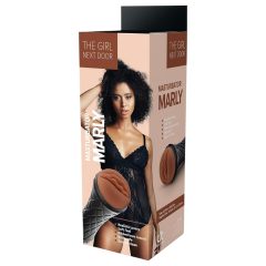   Dívka odvedle Marly - realistická umělá vagina v pouzdře (hnědá)