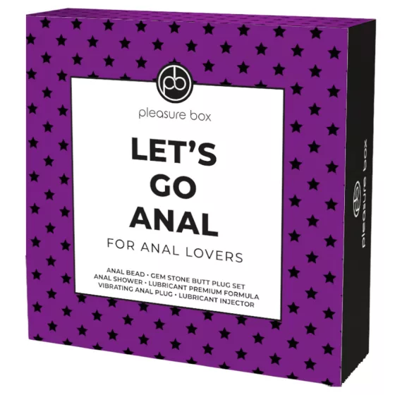Pleasure Box Let's Go Anal - anální sada - 7dílná