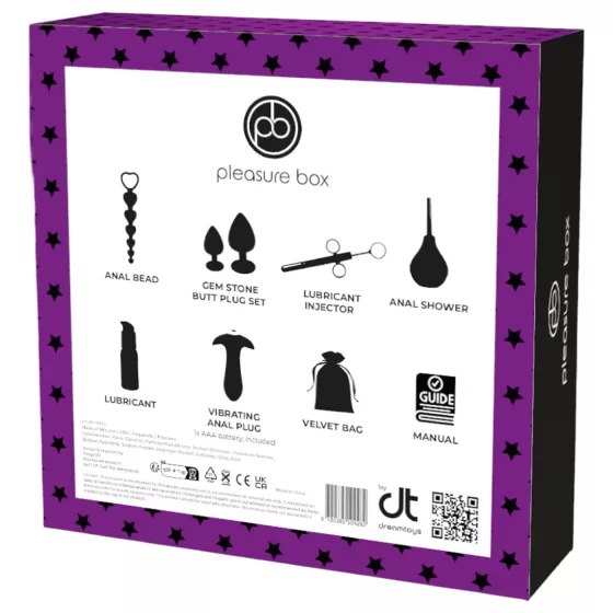 Pleasure Box Let's Go Anal - anální sada - 7dílná
