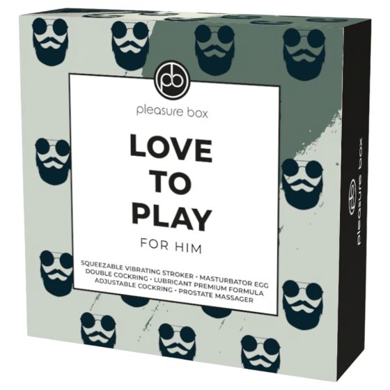 Pleasure Box Love to Play - masturbátor set - 6 dílů