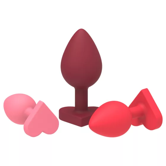 Dreamtoys Amour - dárková sada pro anální trénink (červená)