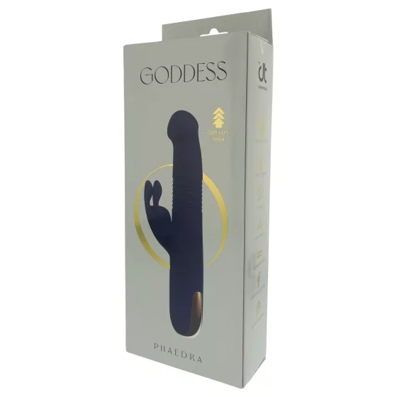 Dreamtoys Goddess Collection - tlačný vibrátor (tmavě modrý)