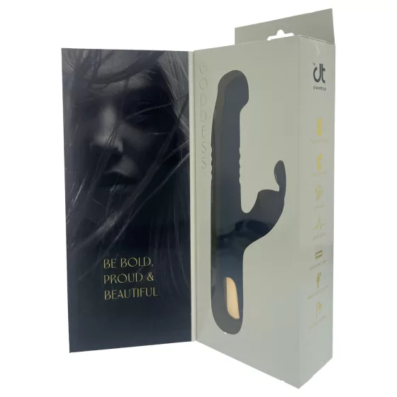 Dreamtoys Goddess Collection - tlačný vibrátor (tmavě modrý)