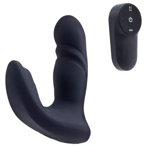 Dreamtoys Pulz - pulzační anální vibrátor s dálkovým ovládáním (modrý)