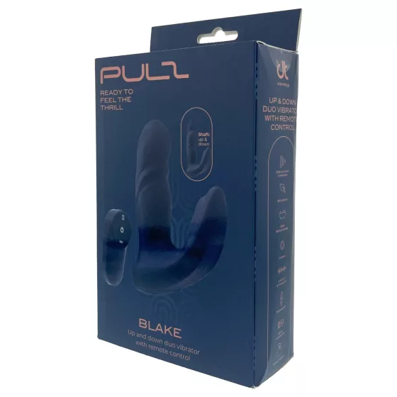 Dreamtoys Pulz - pulzační anální vibrátor s dálkovým ovládáním (modrý)