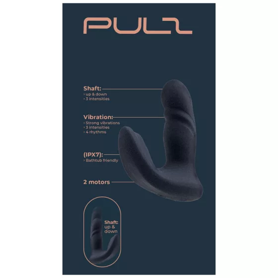 Dreamtoys Pulz - pulzační anální vibrátor s dálkovým ovládáním (modrý)