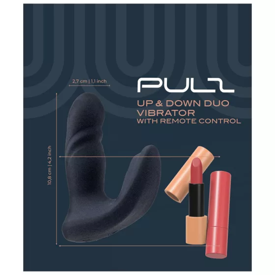 Dreamtoys Pulz - pulzační anální vibrátor s dálkovým ovládáním (modrý)