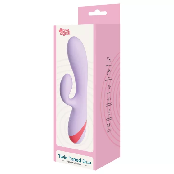 Dreamtoys Love Signal - vibrátor s ramenem na klitoris (fialový)