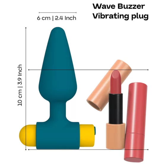 Dreamtoys Love Signal - vibrační anální kolík (modrý)