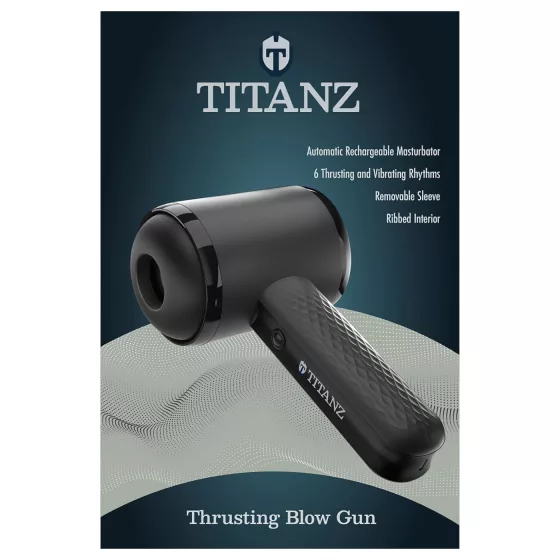 Titanz Thrusting Blow Gun - automatický masturbátor (černý)
