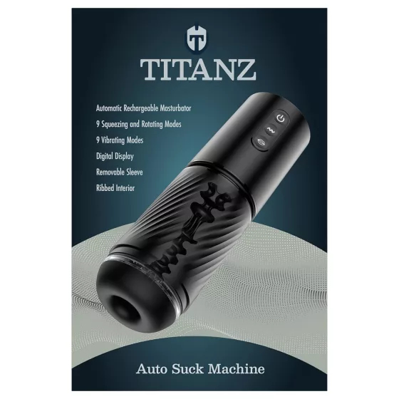 Titanz Auto Suck - automatický masturbátor (černý)