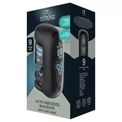 Titanz Auto Squeeze - automatický masturbátor (černý)