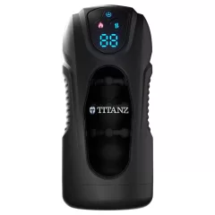   Titanz Ultimate Heat & Thrusting - automatický masturbátor (černý)
