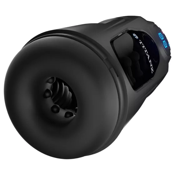 Titanz Ultimate Heat & Thrusting - automatický masturbátor (černý)