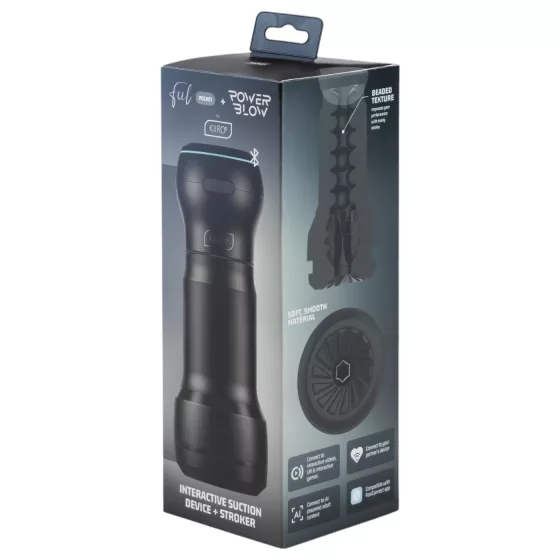 Kiiroo PowerBlow + Feel Pocket kapesní masturbátor (černý)