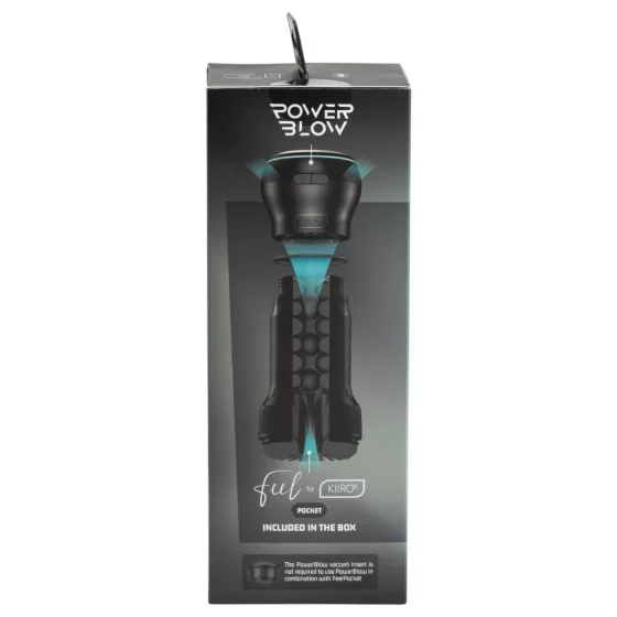 Kiiroo PowerBlow + Feel Pocket kapesní masturbátor (černý)