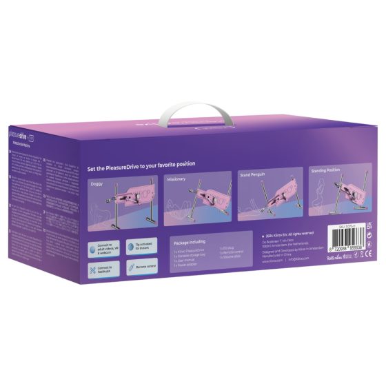 Kiiroo Pleasure Drive - chytrý síťový sexuální stroj (růžový)
