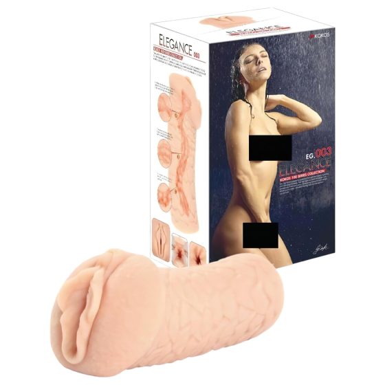 Kokos Elegance 03 - realistický masturbátor (přírodní)