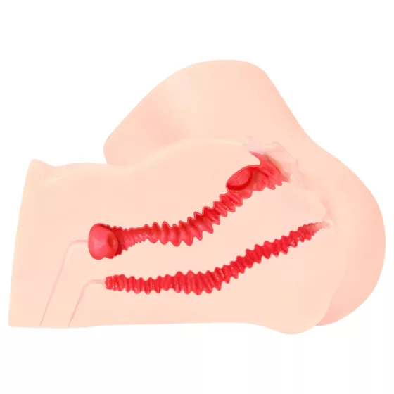 Kokos Adel Onahole - realistický torzo masturbátor (přírodní)