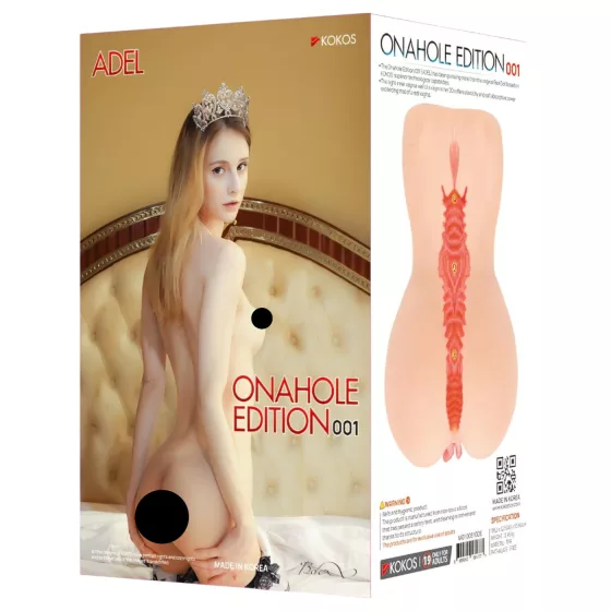 Kokos Onahole 001 XL - realistická umělá vagína masturbátor (tělová barva)