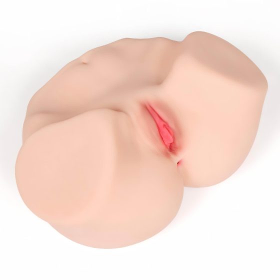 Kokos Maria - realistický umělý torzo v podobě vagíny a zadečku (přírodní)