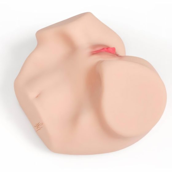 Kokos Maria - realistický umělý torzo v podobě vagíny a zadečku (přírodní)