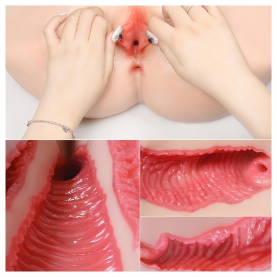 Kokos Vanilla 004 - realistické torzo masturbátoru (přírodní vzhled)
