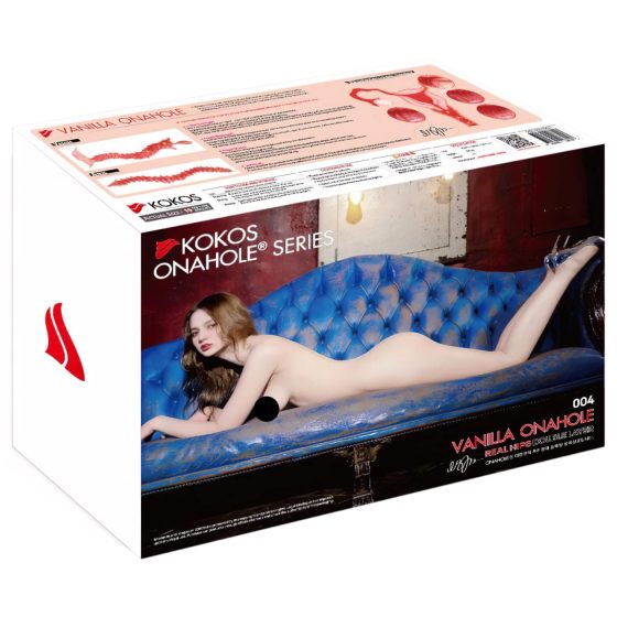 Kokos 004 – realistický torzo masturbátor (přírodní)