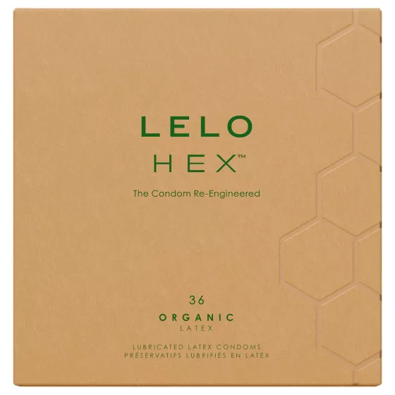 LELO Hex Organic - kondomy na potenci - 36 ks