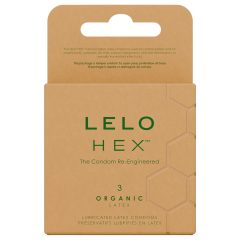LELO Hex Organic - luxusní kondomy (3 ks)
