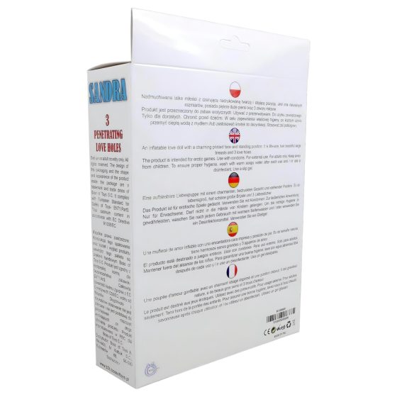 Sandra - nafukovací panna - 165 cm