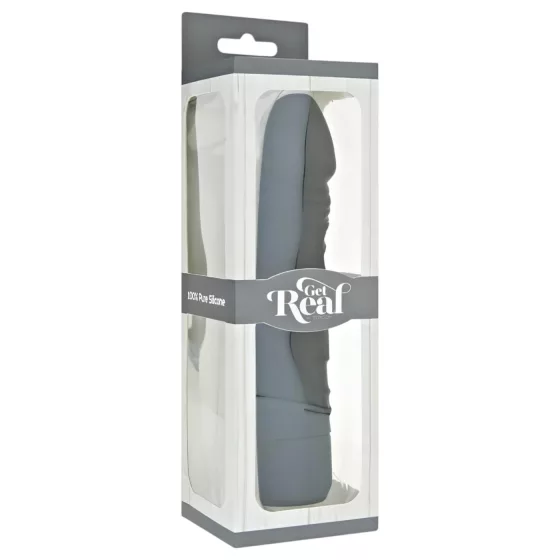 Classic Get Real - realistický vibrátor - silikon - černý