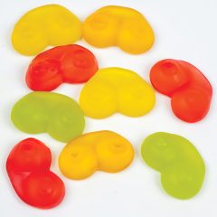 Jelly Boobs - ovocné gumové bonbony ve tvaru prsou (120 g)