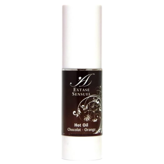 Extase Sensuel - hřejivý masážní olej - pomeranč-čokoláda (30 ml)