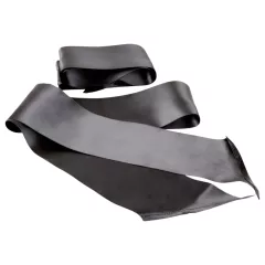   S&M - bondážní šátky - jemný materiál - černé, 2 kusy