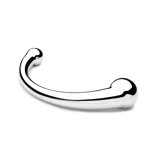 NJOY Pure Wand - anální hák dildo (stříbrné)