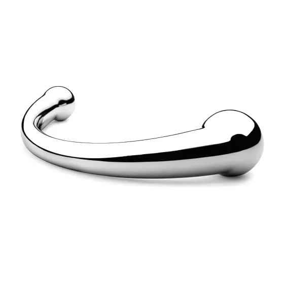NJOY Pure Wand - anální hák dildo (stříbrné)