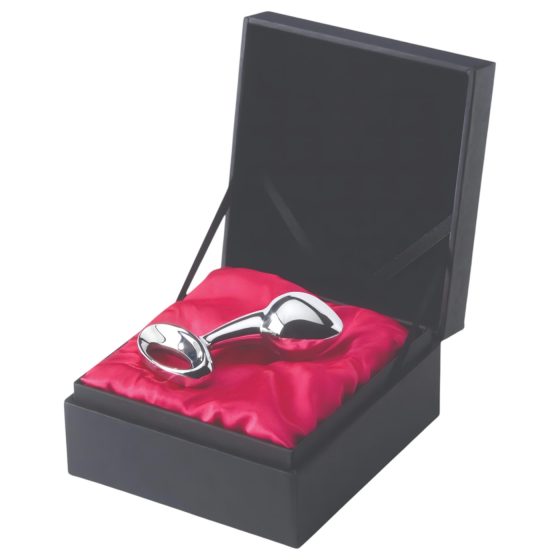 Njoy - anální kolík střední - kovový - stříbrný