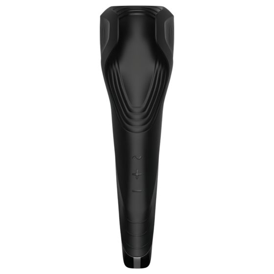 Satisfyer Men Wand - vibrační masturbátor na žalud - nabíjecí, vodotěsný, černý