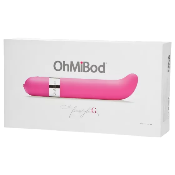 / OhMiBod Freestyle G - rádiem, hudbou řízený vibrátor na bod G (růžový)