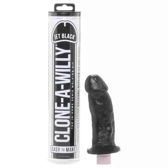 Clone-a-Willy - sada na otisk penisu s vibrátorem - černá