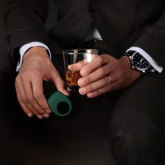 LELO - vibrační erekční kroužek - dobíjecí - zelený